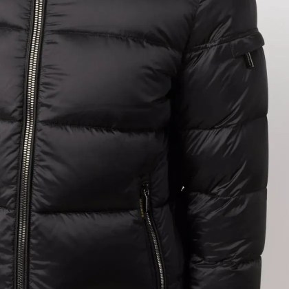 Moorer - Down Jacket With Hat Brett - Größe 52 - schwarz – Bild 3