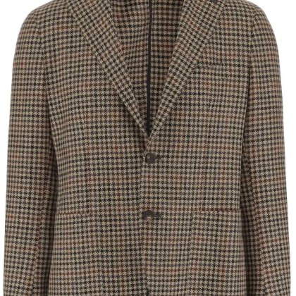 Tagliatore - Wool And Cashmere Blend Single-Breasted Jacket - Größe 50 - bunt Tagliatore - Wool And Cashmere Blend Single-Breasted Jacket - Größe 50 - bunt