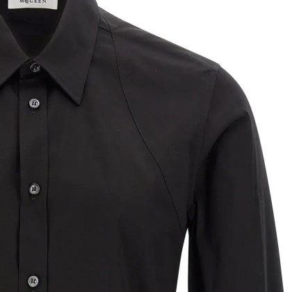 Alexander McQueen - 'Harness' Shirt - Größe 39 - schwarz – Bild 3