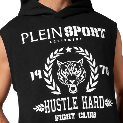 Plein Sport - Hoodie Tiger - Größe L - schwarz – Bild 3