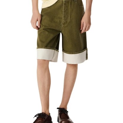 Bottega Veneta - Stone Washed Short Pants - Größe 48 - grün Bottega Veneta - Stone Washed Short Pants - Größe 48 - grün