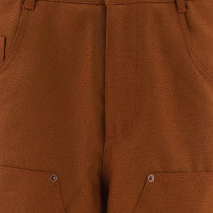 BRAIN DEAD - "Serge Double Knee" Trousers - Größe 34 - orange