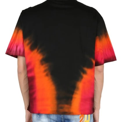 Dsquared2 - "D2 Flame" T-Shirt - Größe XS - schwarz – Bild 3