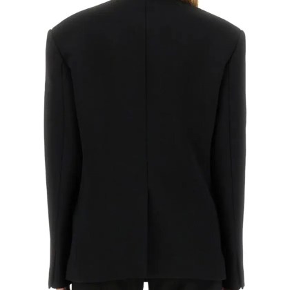 Khaite - "Arnoll" Coat - Größe 4 - schwarz