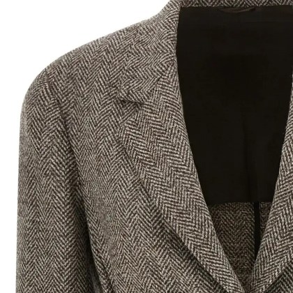 Brunello Cucinelli - Wool Blazer With Peak Lapel - Größe 42 - braun – Bild 3