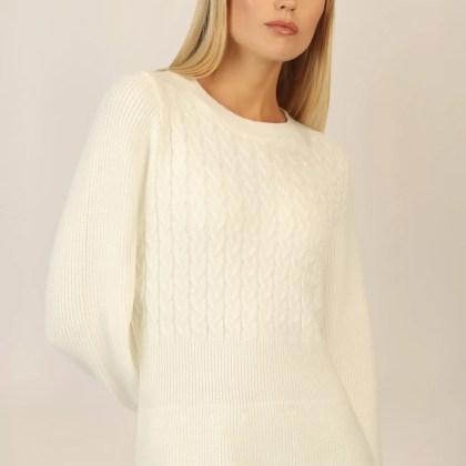 Apart - Strickkleid - Größe 40 - creme