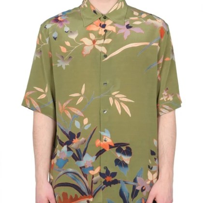 Etro - Vibrant Floral Print Shirt - Größe S - grün Etro - Vibrant Floral Print Shirt - Größe S - grün