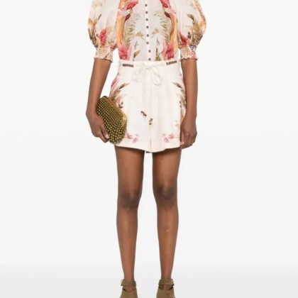 Zimmermann - Ascension Billow Blouse - Größe 1 - pink – Bild 4