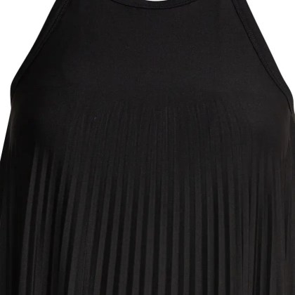 Max Mara - High-Neck Pleated Midi Dress - Größe S - schwarz – Bild 3