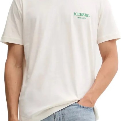 Iceberg - Tee Small Branding Off White - Größe M - weiß Iceberg - Tee Small Branding Off White - Größe M - weiß