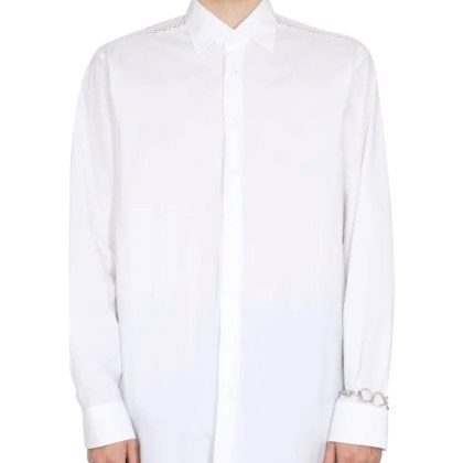 Raf Simons - White Cotton Shirt With Classic Collar - Größe 48 - weiß Raf Simons - White Cotton Shirt With Classic Collar - Größe 48 - weiß