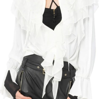 Pinko - Shirts White - Größe 42 - weiß – Bild 3