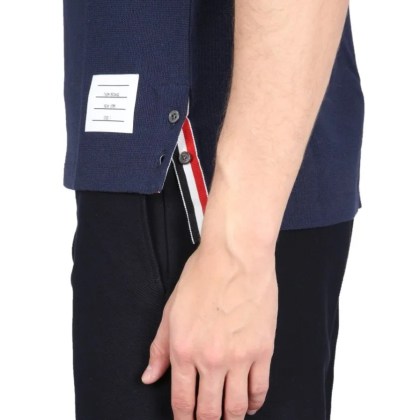 Thom Browne - Stripes T-Shirt - Größe 5 - blau – Bild 2