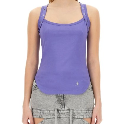 The Attico - Tops With Logo - Größe 42 - purple The Attico - Tops With Logo - Größe 42 - purple