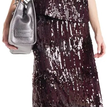 Baum Und Pferdgarten - Sequined skirt 'Jaino' - Größe M - orange – Bild 4