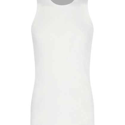 Jil Sander - Cotton T-Shirt and Tank Top Set in Neutral Shades - Größe M - white – Bild 4