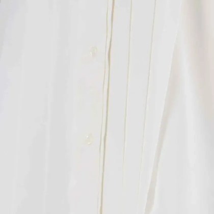 Ermanno Scervino - Pleated Shirt – White - Größe 40 - weiß – Bild 4