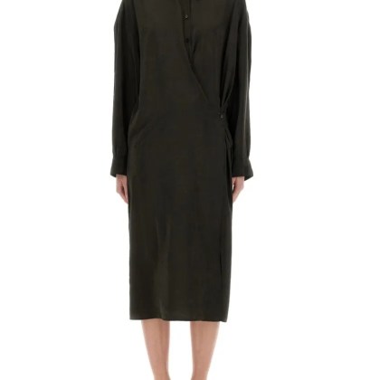Lemaire - "Straight Collar Twisted" Dress - Größe 40 - braun Lemaire - "Straight Collar Twisted" Dress - Größe 40 - braun