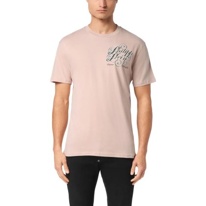 Philipp Plein - T-Shirt The Course Mit Schmucksteinen - Größe XXL - beige