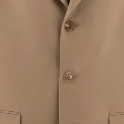 Comme des Garcons - Single-Breasted Oversized Blazer - Größe S - beige – Bild 3