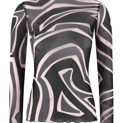 Emilio Pucci - Tulle Sweater - Größe 40 - grau Emilio Pucci - Tulle Sweater - Größe 40 - grau