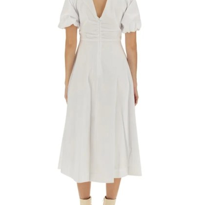 Staud - Finley Dress - Größe 10 - weiß – Bild 3