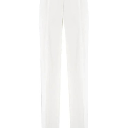Ermanno Firenze - White Straight-Leg Trousers - Größe 38 - weiß Ermanno Firenze - White Straight-Leg Trousers - Größe 38 - weiß
