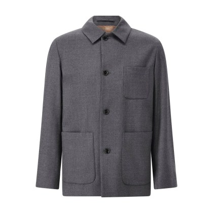 Lardini - Jacke aus Schurwolle - Größe XL - grau Lardini - Jacke aus Schurwolle - Größe XL - grau