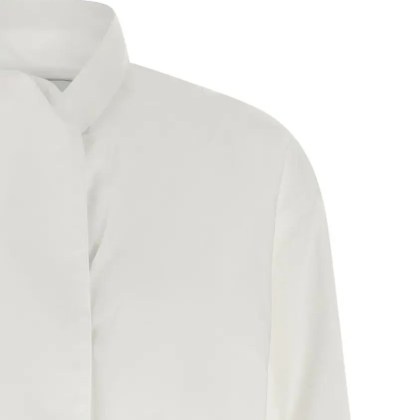 NUDE - Lavallière Collar Shirt - Größe 42 - weiß – Bild 3