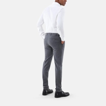 VAN LAACK - Hemd Slim Fit Uni - Größe 44 - weiß – Bild 3
