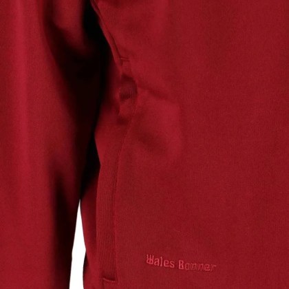 ADIDAS X WALES BONNER - Bordeaux Cotton Blend Zip-Up Hoodie - Größe S - rot – Bild 2