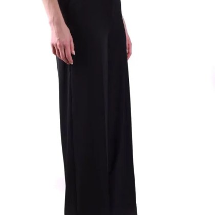 Maria Vittoria Paolillo - Black Cotton Trousers - Größe 38 - schwarz – Bild 4