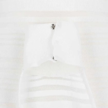 Andreadamo - Ribbed Knit Midi Dress – White - Größe M - weiß – Bild 4