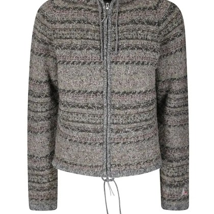 Roa - Textured Hooded Sweatshirt With Adjustable Drawstr - Größe L - grau Roa - Textured Hooded Sweatshirt With Adjustable Drawstr - Größe L - grau
