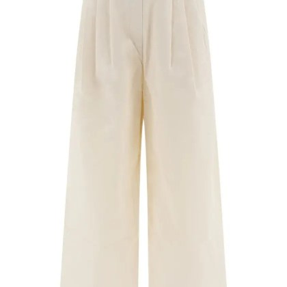 The Loom - Wide Leg Trousers With Pleated Front - Größe S - beige The Loom - Wide Leg Trousers With Pleated Front - Größe S - beige