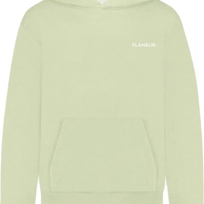 Flâneur - Logo Hoodie Resin - Größe M - green Flâneur - Logo Hoodie Resin - Größe M - green