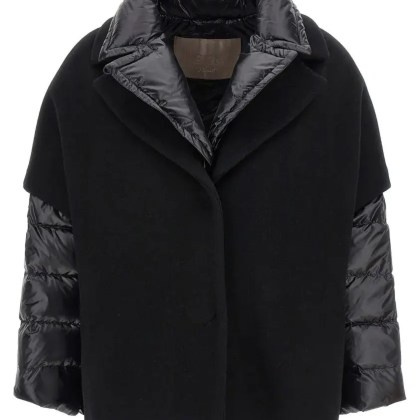 Herno - Hood Insert Down Jacket - Größe 44 - schwarz Herno - Hood Insert Down Jacket - Größe 44 - schwarz