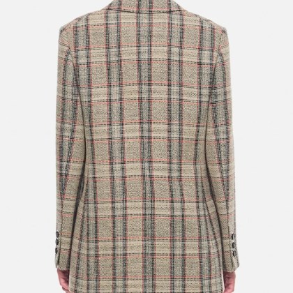 Durazzi Milano - Checked Tailored Jacket - Größe 44 - grau – Bild 3