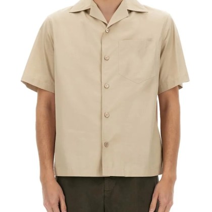 Burberry - Short-Sleeved Havana Shirt - Größe S - Burberry - Short-Sleeved Havana Shirt - Größe S -