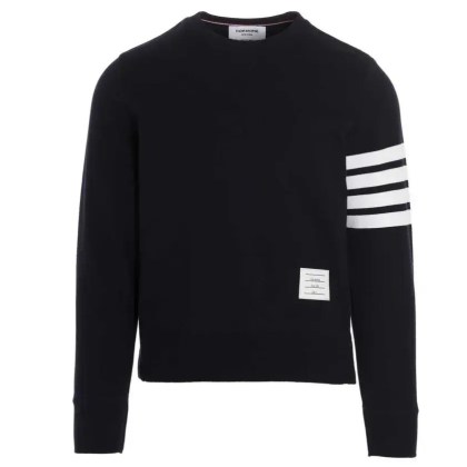 Thom Browne - 4 Bar’ Sweatshirt - Größe 3 - blau Thom Browne - 4 Bar’ Sweatshirt - Größe 3 - blau
