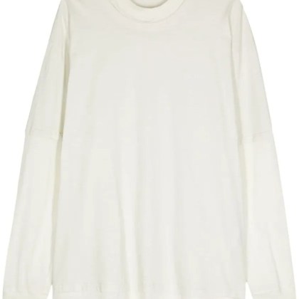 Magliano - Layered Effect Cotton Knitwear Sweater - Größe M - weiß Magliano - Layered Effect Cotton Knitwear Sweater - Größe M - weiß