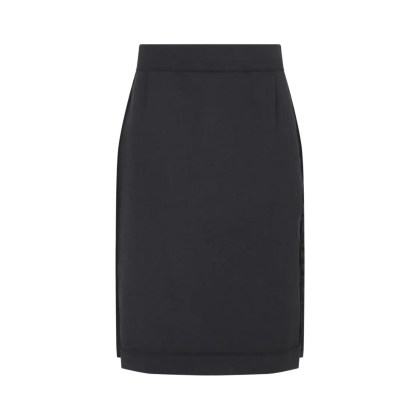 Maison Margiela - Straight Midi Skirt With High Waist - Größe 40 - schwarz Maison Margiela - Straight Midi Skirt With High Waist - Größe 40 - schwarz