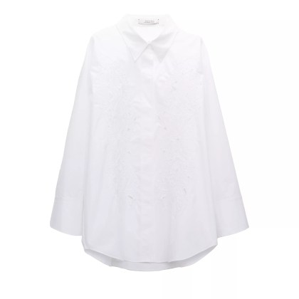 Dorothee Schumacher - Poplin Power Blouse - Größe 3 - white Dorothee Schumacher - Poplin Power Blouse - Größe 3 - white