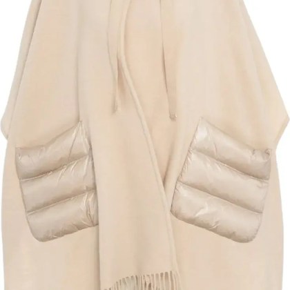 Herno - Cape with nylon details - Größe ONE SIZE - beige Herno - Cape with nylon details - Größe ONE SIZE - beige