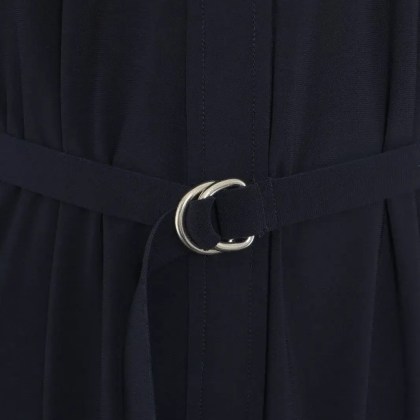 Norma Kamali - Maxi dress with waist belt - Größe XS - blau – Bild 3