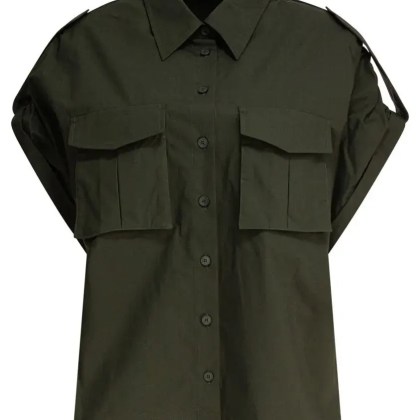 Elie Saab - Cotton Poplin Shirt - Größe 40 - schwarz Elie Saab - Cotton Poplin Shirt - Größe 40 - schwarz