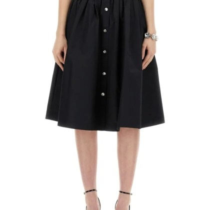 Moschino - Poplin Skirt - Größe 42 - schwarz Moschino - Poplin Skirt - Größe 42 - schwarz
