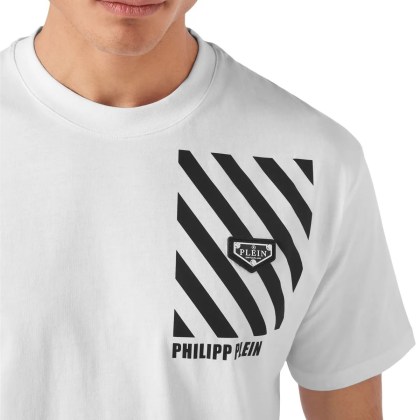 Philipp Plein - T-Shirt Rundhalsausschnitt Ss - Größe S - weiß – Bild 3