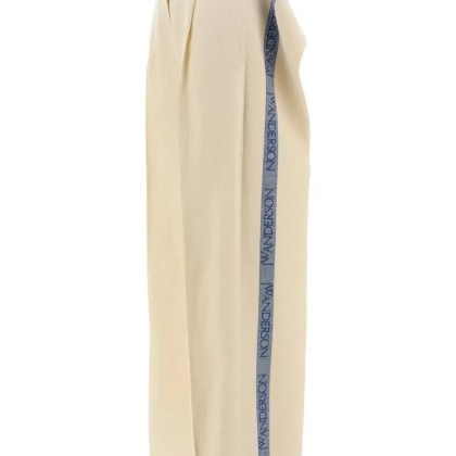 J.W.Anderson - Logo Band Panel Pants - Größe 4 - beige – Bild 4