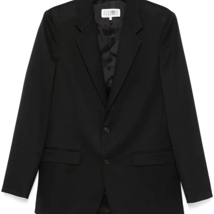 MM6 Maison Margiela - Single-Breasted Blazer - Größe 44 - schwarz MM6 Maison Margiela - Single-Breasted Blazer - Größe 44 - schwarz